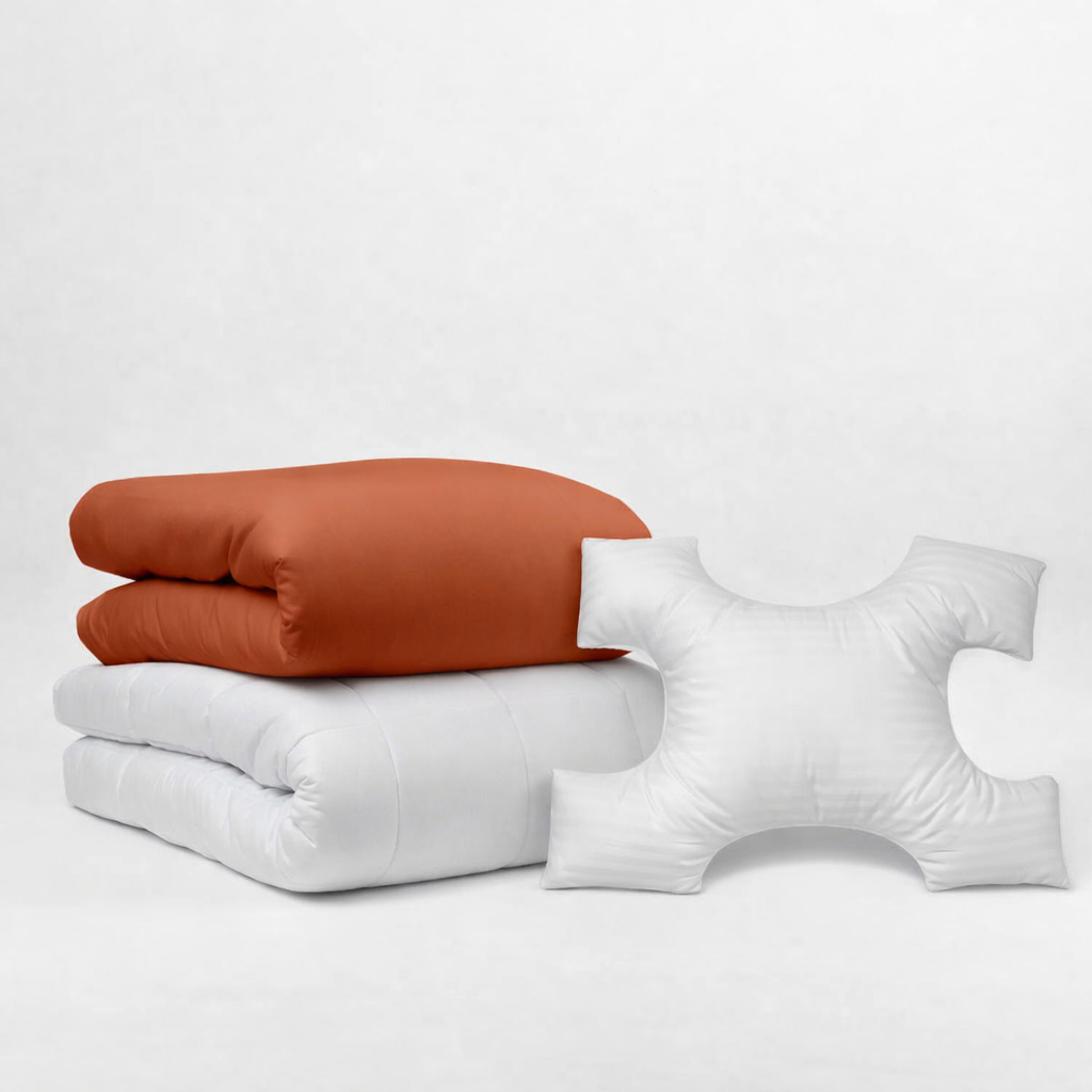 Beauty & Comfort Duo - Gravity Premium Cotton + Anti-Wrinkle Beauty Pillow