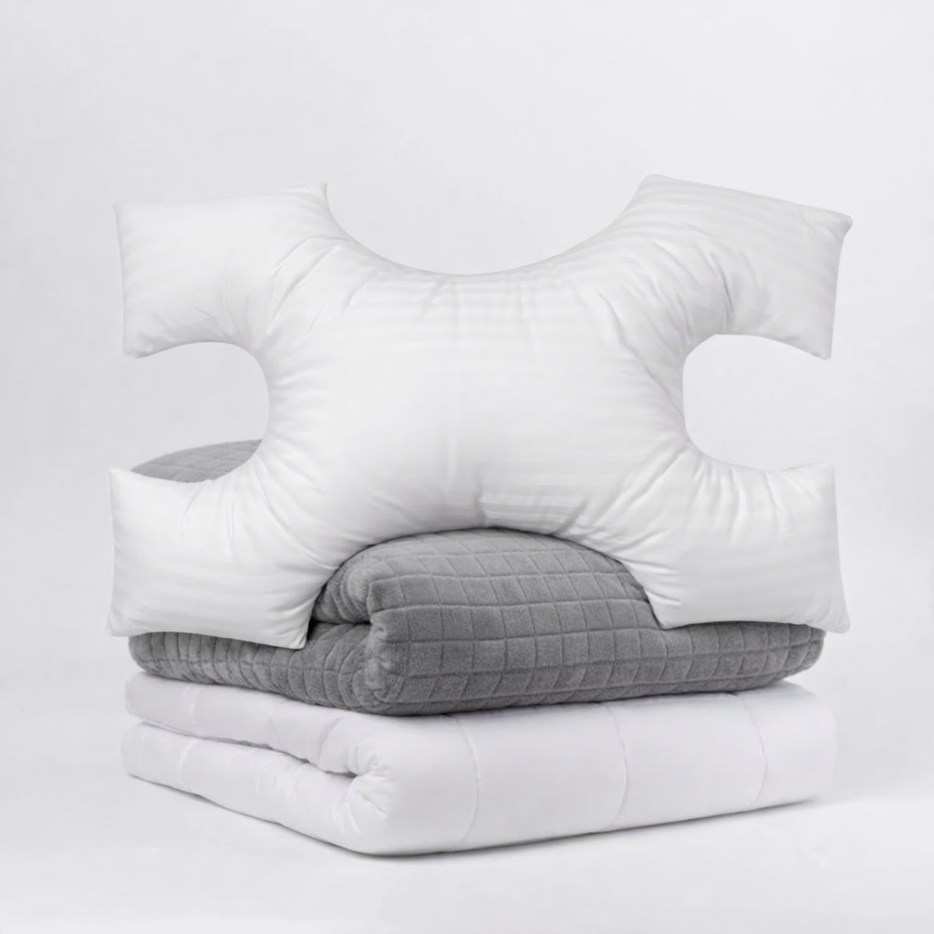 Sleep Beauty Bundle - Gravity Blanket + Anti-Wrinkle Beauty Pillow