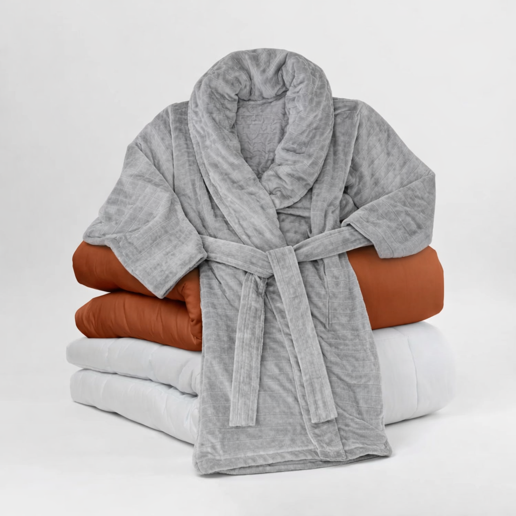 All-Day Cotton Calm Bundle - Gravity Premium Cotton + Gravity Weighted Robe